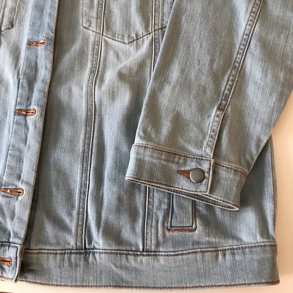 Eileen Fisher Organic Cotton Stretch Jean Jacket - Picture 7 of 9